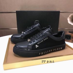 Philipp Plein/PP菲利普普兰2024新款男士厚底系带透气运动休闲鞋
