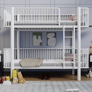 成人上下铺双层铁架床家用小户型儿童铁艺床省空间欧式高档铁床