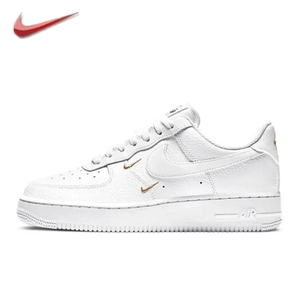耐克空军一号af1纯白小金钩女鞋迈阿密海豚队双钩休闲板鞋ct1989