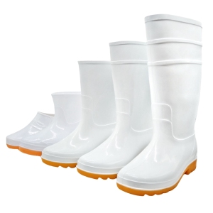 白色雨鞋食品卫生靴食品厂专用雨靴工作鞋防水鞋男女款水靴加绒棉