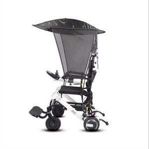 手动电动轮椅专用雨衣防雨罩加固雨棚雨伞支架防晒防风遮阳棚挡风