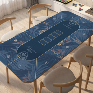 高端加厚德州扑克桌布垫套装正方形专用橡胶筹码桌垫德扑台布定制