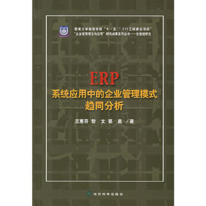 正版九成新图书|ERP系统应用中的企业管理模式趋同分析王惠芬，黎