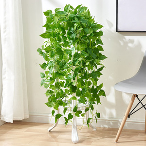 假花仿真花摆设吊兰垂植物盆栽装饰塑料绿萝空调上放的客厅绿植吊