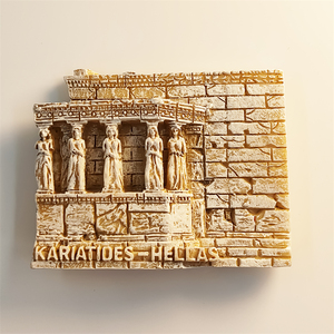 希腊雅典卫城伊瑞克提翁神庙旅游纪念立体家居装饰磁力冰箱贴礼物