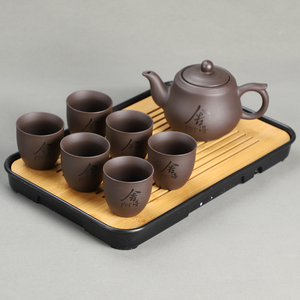 大容量紫砂壶茶具套装家用办公大号茶壶茶杯客厅整套带茶盘泡茶器