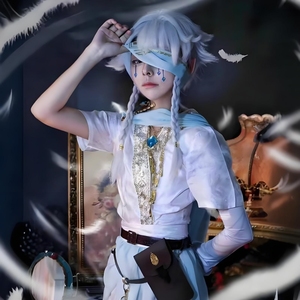 先知白cos服第五人格真理之下纯白的预言者cosplay服装假发鞋现货