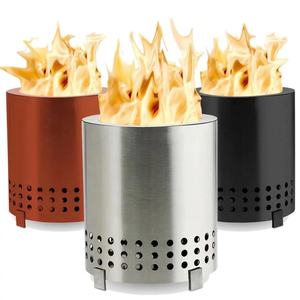 迷你不锈钢桌面烧木炭烤炉具柴火炉野营便携式台式炉灶小火炉