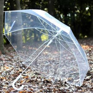 儿童雨伞学生上学专用大号耐用抗风加大纯透明自动长柄伞热卖伞具