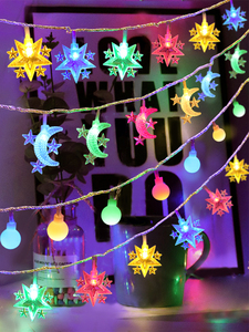 挂树上的小灯笼太阳能彩树灯满天星led户外缠树串灯新年装饰氛围