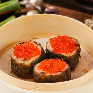 广式早茶香菇鸡肉蟹籽猪肉紫菜卷茶点外卖点心速食早餐烧麦