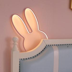 小夜灯卧室睡眠灯插电款台灯氛围壁灯女生卡通兔子床头灯女孩儿童