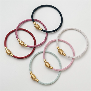 换购周生生串珠配绳3mm手绳细绳手链适用于转运珠钢丝绳编织绳女