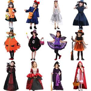 万圣节儿童服装女童巫婆装扮化妆舞会派对女巫衣服女孩幼儿园演出