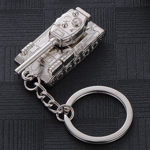 创意男士汽车挂件个性坦克世界T34模型钥匙扣父亲节小礼品挂扣