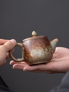 茶壶泡茶家用个人专用单壶柴烧手工高档陶瓷功夫茶具礼品定制logo