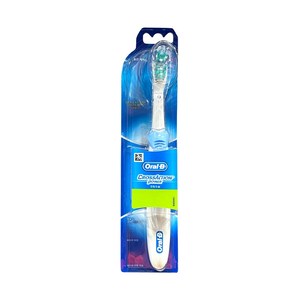 韩国代购直邮Oral-B多动向电池型电动牙刷可换头双重洁齿德国刷头