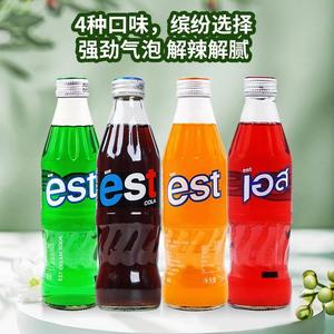 泰国进口est碳酸饮料整箱夏季饮品小瓶装可乐汽水草莓橙味饮品
