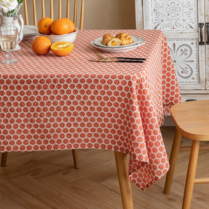 跨境新品桌布欧式蕾丝刺绣轻奢防尘布长方形餐桌茶几台布桌垫