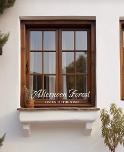 日式实木平开窗户外推玻璃窗实木窗推拉窗原木框窗左左右折叠木窗