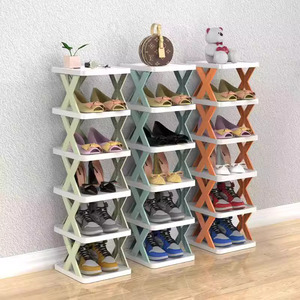 ins风简易鞋架宿舍家用小型鞋架子浴室置物架靠墙多层鞋子架耐用