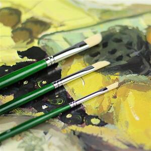 毕卡索水彩笔套装美术专用尼龙斜头丙烯画笔单只绘画专