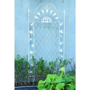 复古铁线莲爬藤架庭院花园植物网格户外月季阳台围栏攀爬栅栏花架