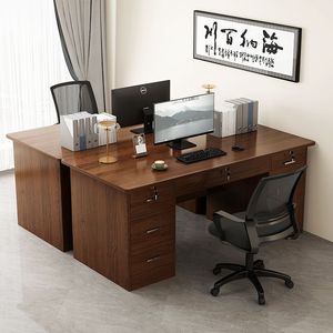爆款电脑桌实木全木书桌家用办公桌子卧室简易学生学习写字桌带抽
