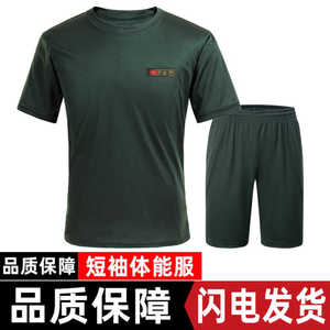 体能训练服套装圆领短袖T恤短裤新式夏季作训服速干武术户外跑步