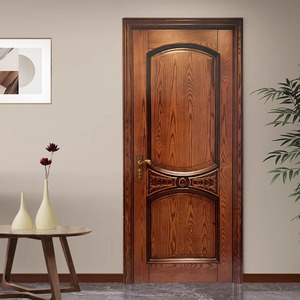 泰国橡胶木纯实木原木木门卧室门室内门烤漆门家用静音门全屋定制