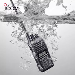 ICOM艾可慕IC-T10 VHF/UHF双频户外模拟防水手持对讲机手台可写频