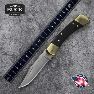 美国进口正品BUCK巴克110折叠猎人户外不锈钢野营防卫便携折叠刀