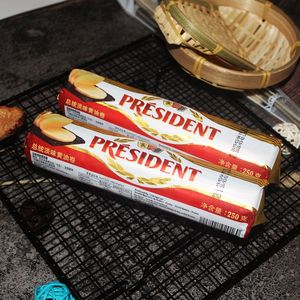 法国总统黄油卷250g原装 总统无盐黄油卷淡味黄油卷 面包蛋糕用