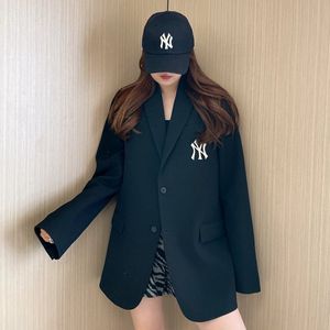【韩国代购】正品MLB男女款NY时尚西装春季休闲商务运动百搭外套