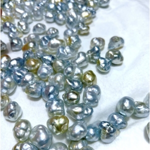 天然海水珍珠鎏金澳白巴洛克裸珠直播间专拍链接