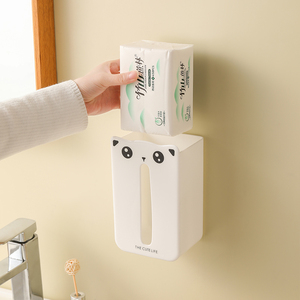 免打孔卫生纸置物架厕所纸巾盒厕纸抽纸盒子放卫生间洗手间壁挂式