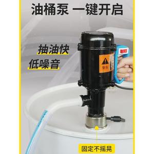 油抽子电动油桶泵手提式油抽柴油220V小型抽油泵加油泵防爆机油泵