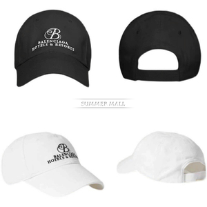 Balenciaga/巴黎世家 度假酒店 黑色/白色 棒球帽鸭舌帽帽子
