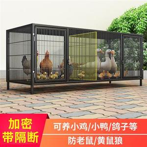 鸡笼子家用大号鸡笼家用养殖笼折叠笼加粗铁狗笼鸭笼鹅笼厂家直销