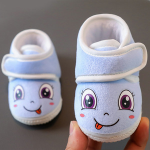 秋冬季0-1岁男女宝宝保暖棉鞋学步鞋3-6-12个月婴儿鞋加厚加绒