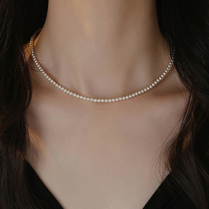 凡の品珍珠项链正品细颈链进口高端轻奢小众小米珠520母亲节礼物