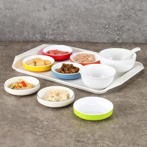 密胺餐具中式快餐店组合套装小碗菜碟商用自助餐食堂塑料汤碗饭碗
