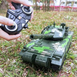 超大号遥控坦克可开炮对战充电动儿童大炮玩具履带式男孩汽车模型