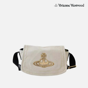 官网Vivienne Westwood/微微安西太后土星包包帆布包单肩斜挎包女