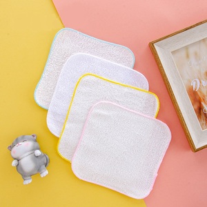 纯棉小方巾洗碗布15厘米小号手帕白色擦手四方形毛巾清洁布百洁布