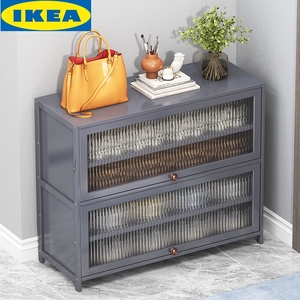 IKEA宜家家用门口户外大鞋柜简易收纳鞋架子室外防尘2024新款爆款