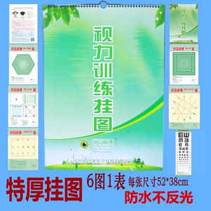 0026人付款淘宝锐目视康增视图近视弱视训练远眺图眼肌运动保健视力表