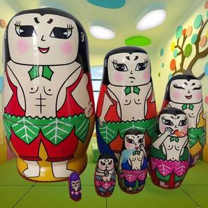 套娃俄罗斯正版葫芦娃套娃玩具女孩中国风男孩7层创意礼物正品