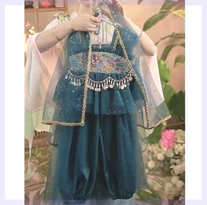 韩版女童异域风情茉莉公主风网民族服装儿童表演舞蹈夏装两件套装