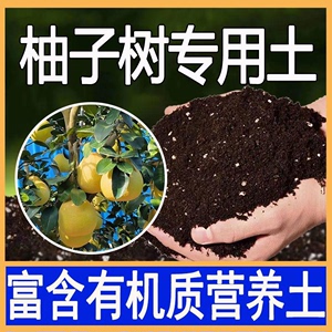 柚子树专用土腐殖土养花种花土盆栽土柚子树营养土肥料种植有机土